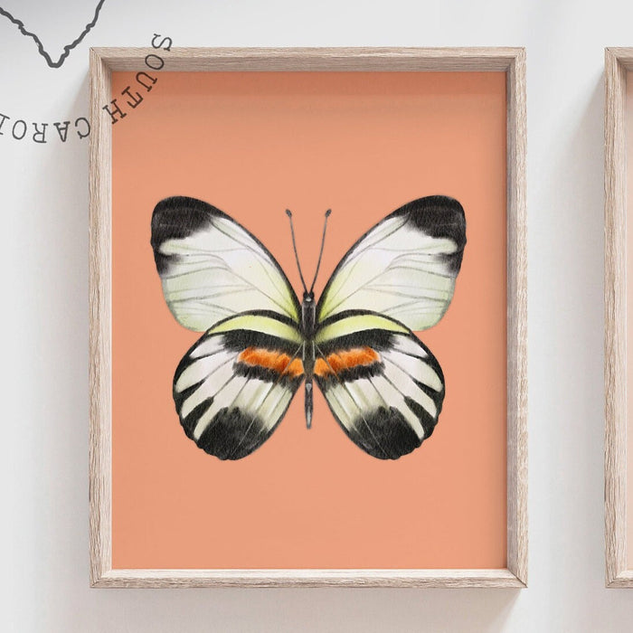 Butterfly nursery art, girls bedroom wall art butterflies, girls butterfly art, girls butterfly bedroom, girls butterfly nursery themed art