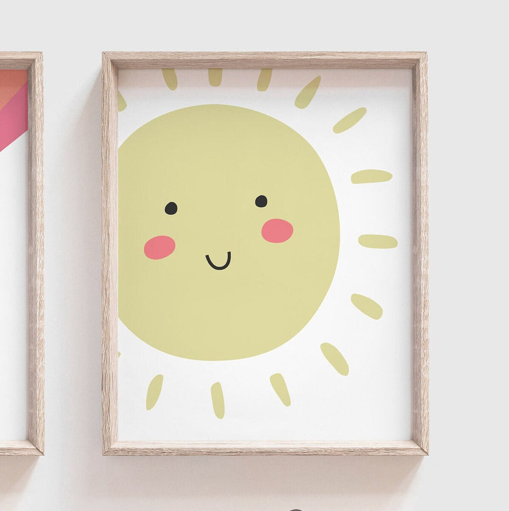 Green blue and yellow nursery gender neutral, pastel star nursery art, decor for nursery, playroom wall art, nursery set of 3 gender neutral