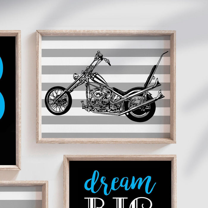 Motorcycle nursery, motorcycle baby decor, baby boy motorcycles, boys bedroom motorcycles, motorcycle theme, motorbike boys, boys wall decor