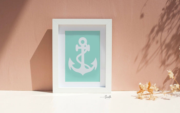 Girls nautical nursery, girls nautical playroom, pink and mint nursery, pink nursery, wall decor for girls, pink mint sailboat anchor whale
