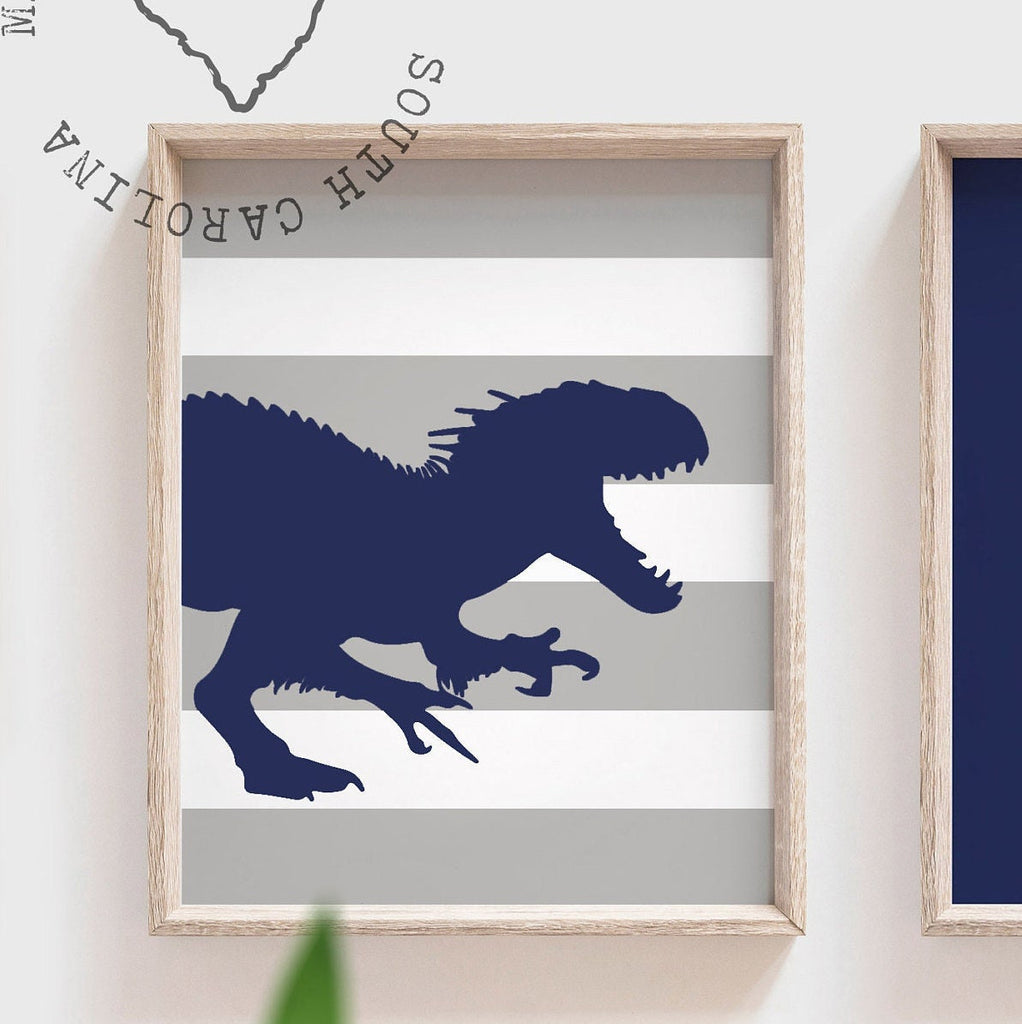 T-rex roarr dinosaur big kids bedding wall decor, boys t-rex customized name, personalized kids art t-rex dinosaur theme, dinosaur decor boy
