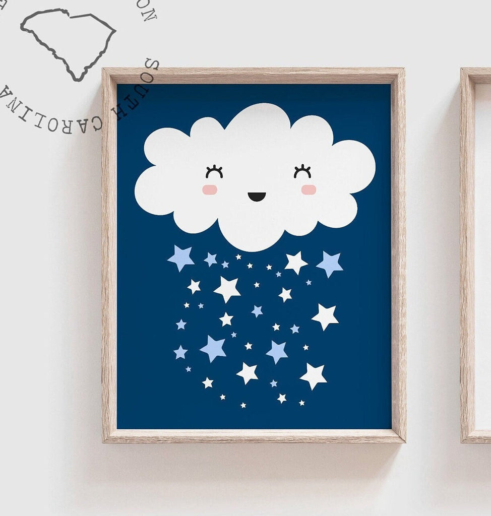 Pink blue navy twin art, boy girl nursery, twin baby decor girl boy, twin gift, boy/girl twin gift, twin nursery wall decor, boy girl room