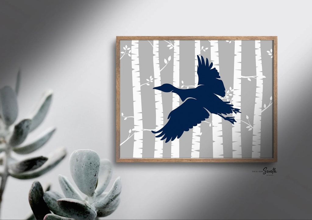 Duck nursery decor, navy blue and gray, duck art prints, duck, dream big little man, personalized nursery decor, name print, navy, gray, art