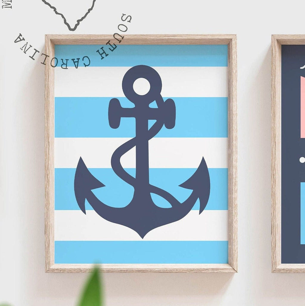 Boy girl bathroom, boy and girl nautical bathroom, boy/girl decor pink blue, pink and blue bathroom kids, sibling bathroom, twin girl boy