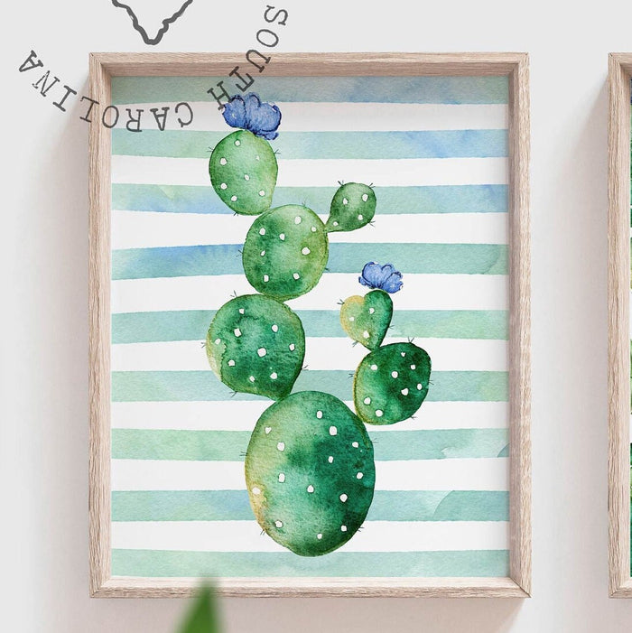Llama decor, llama wall art, boy llama nursery, cactus boho baby, boy nursery room, alpaca kid room, llama gift, cactus art prints nursery