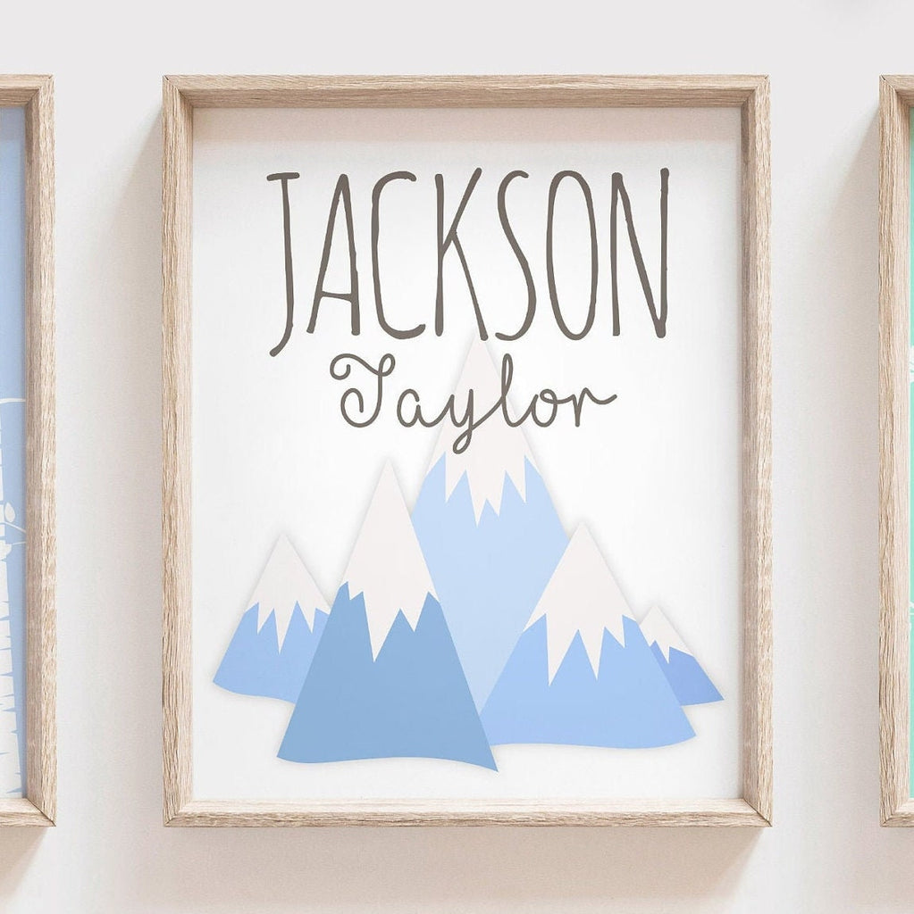 Baby fox signs, wall art print fox, boys nursery decor foxes, baby boy nursery woodland fox decor, personalized fox art, fox baby boy gift