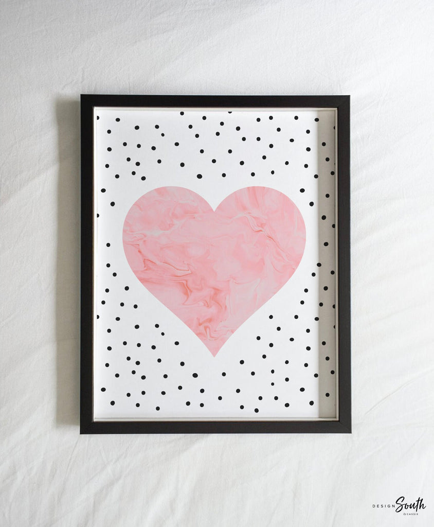 Blush pink llama room, wall art for girls sweet llama, art print set rainbow heart llamas flowers, baby girl nursery wall art, playroom girl