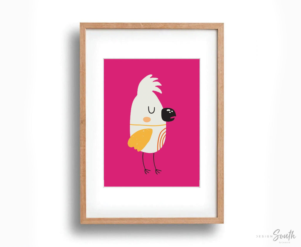 Toucan bird prints, wall art tropical bird, pink tropical wall art, pink yellow green bright tropical art, modern trendy bright art set of 3