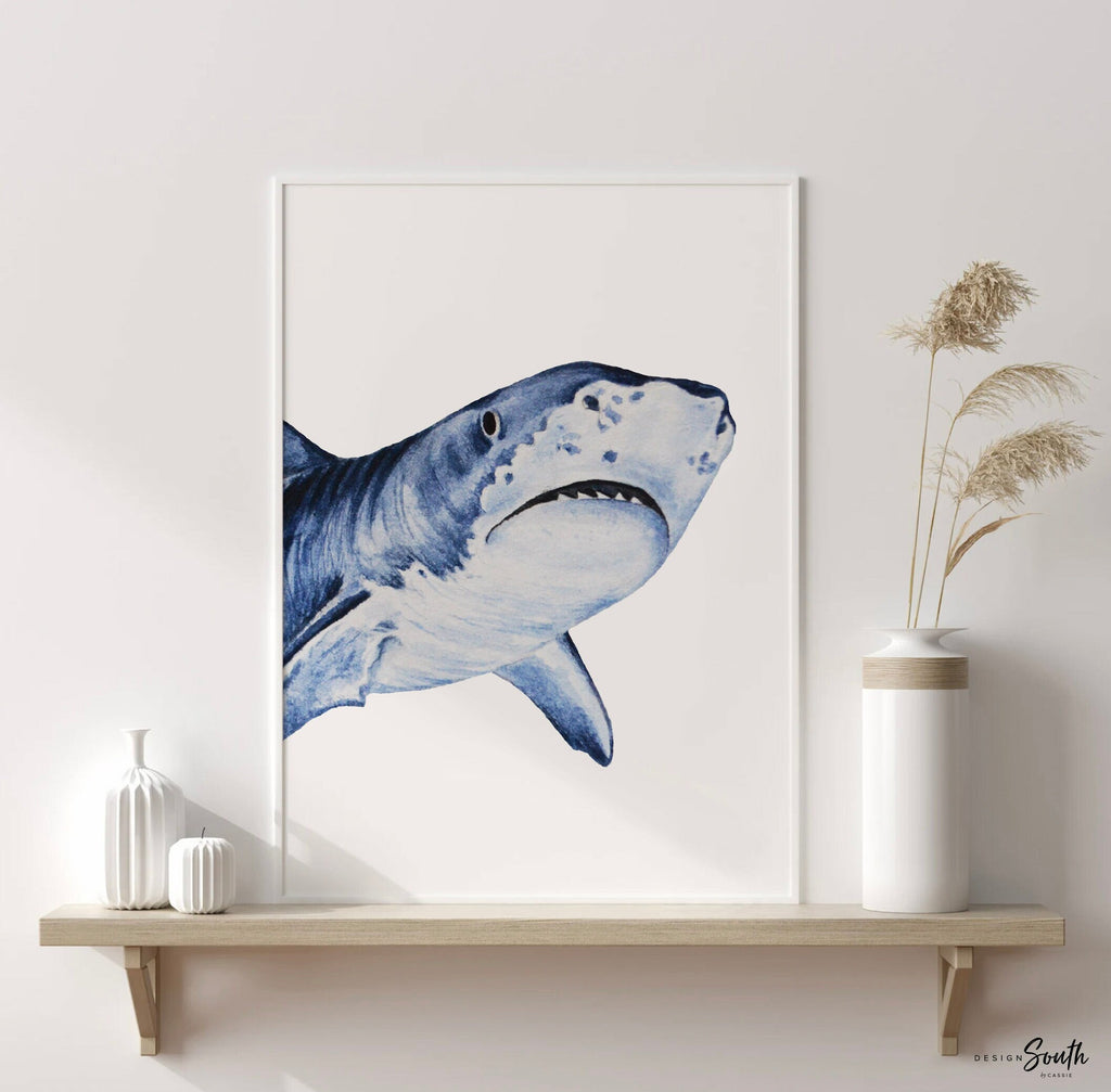 Shark nursery, to go to sleep I count sharks not sheep, shark boy bedroom theme, art prints shark and quote boy, baby boy shark nursery wall