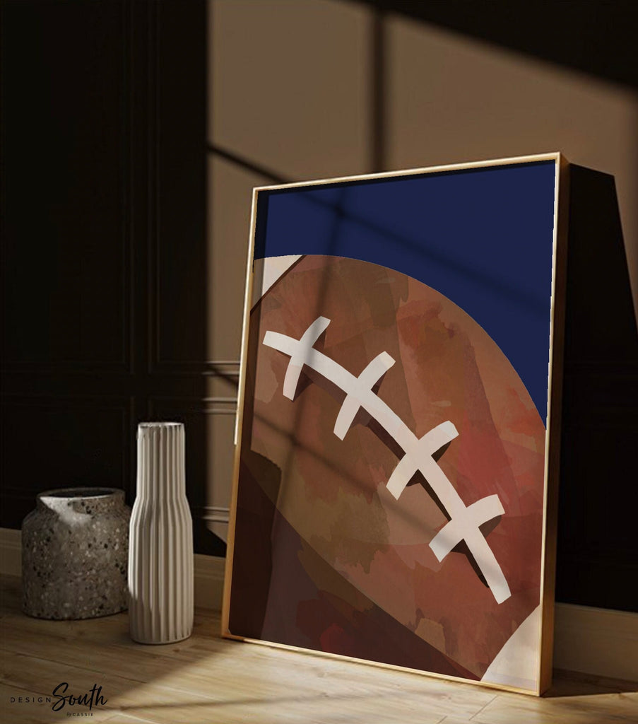 Set of 4 sports balls navy blue wall print, sports baby nursery or little boys room, all sports sporty gift baby shower, toddler sports art