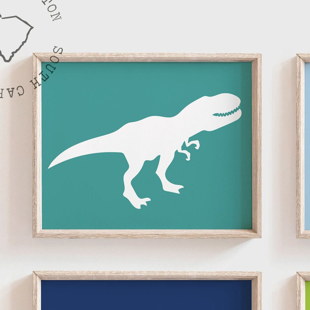 Toddler dinosaur room, boys nursery bedroom dinosaur navy lime colors, wall art print dinosaur, idea for little boy bedroom navy blue lime