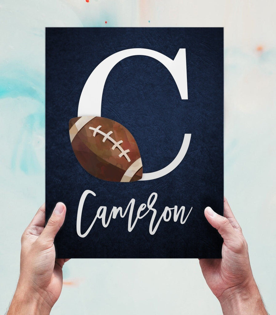 Sports wall art vintage, retro sports decor gift, vintage sports art, personalized name picture sports theme, little boy room sports custom