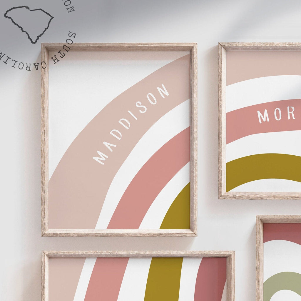 Sisters art mauve, sister wall art, mauve rainbow themed shared sister bedroom, wall art for sisters, two sisters wall hangings art prints