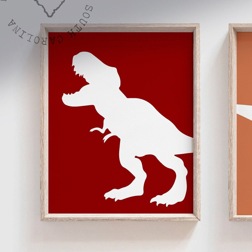 Modern neutral dinosaurs, kid dinosaur art, children&#39;s wall art gender neutral dinosaurs, neutral dinosaur wall art for children bedroom