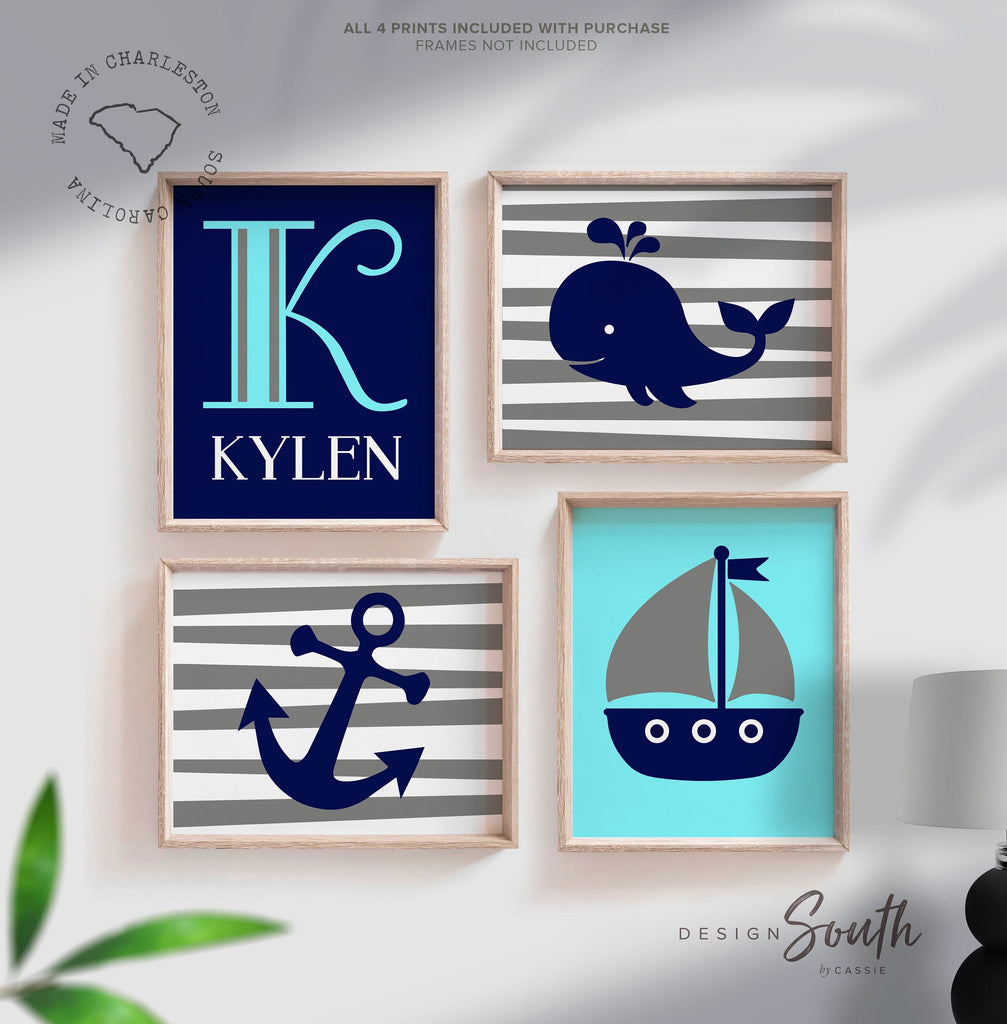 Baby boy nautical nursery, nursery nautical wall art, nautical nursery, boys nautical art navy, boys nautical nursery, nautical nursery boy