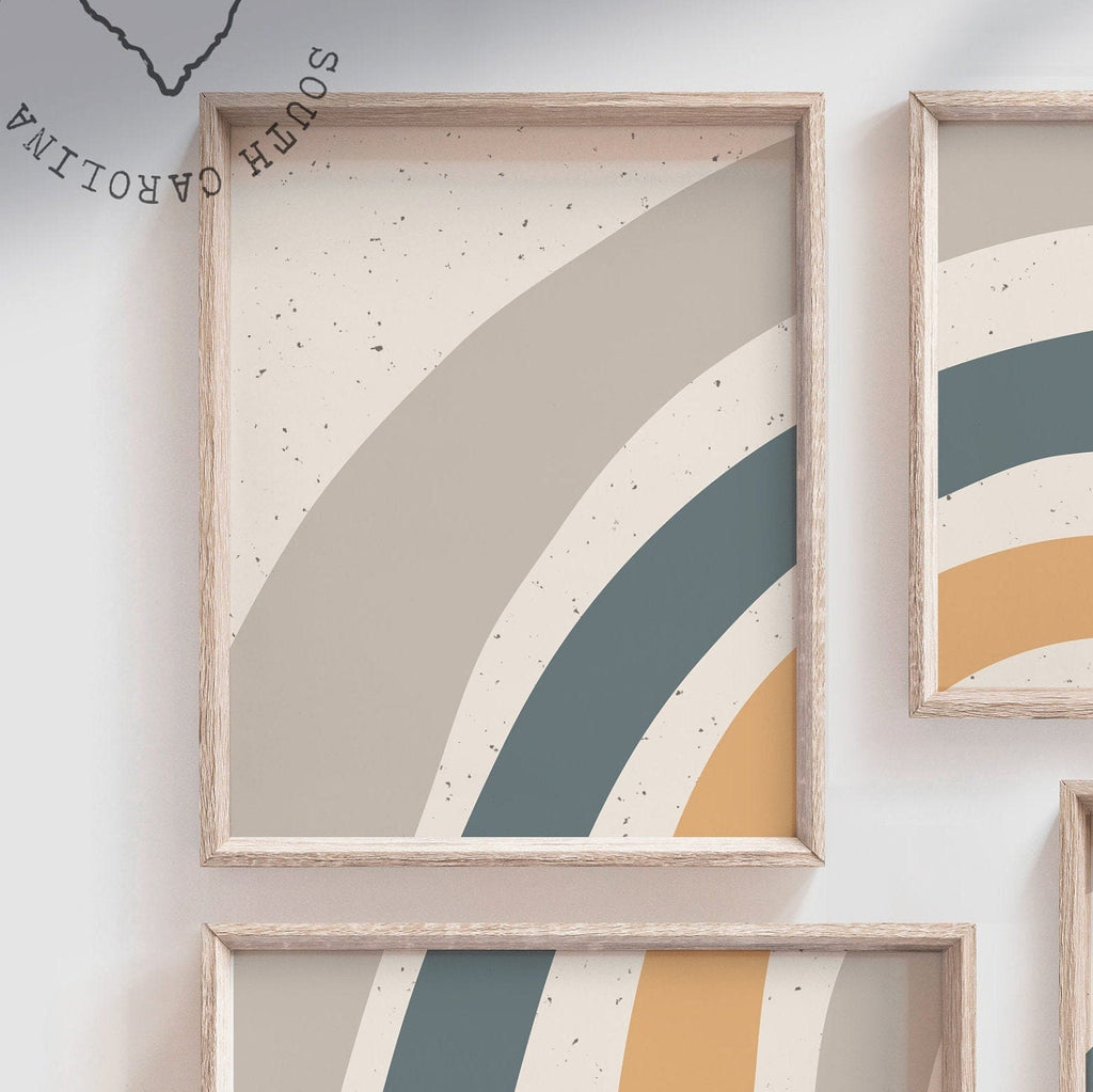 Boho nursery, gender neutral trendy chic nursery decor ideas, modern baby girl or baby boy room, natural nursery art, bohemian style nursery