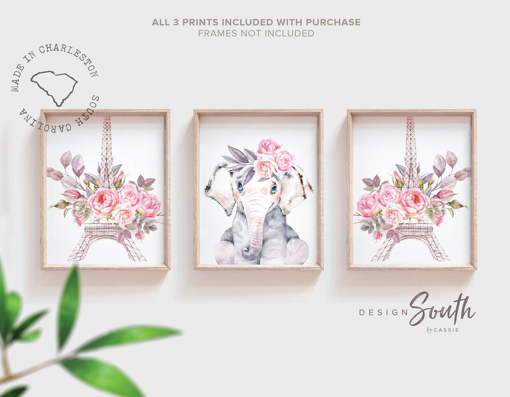 Parisian nursery decor ideas, girl travel room decor, baby animal travel themed, paris girl bedroom art, paris themed girl nursery decor