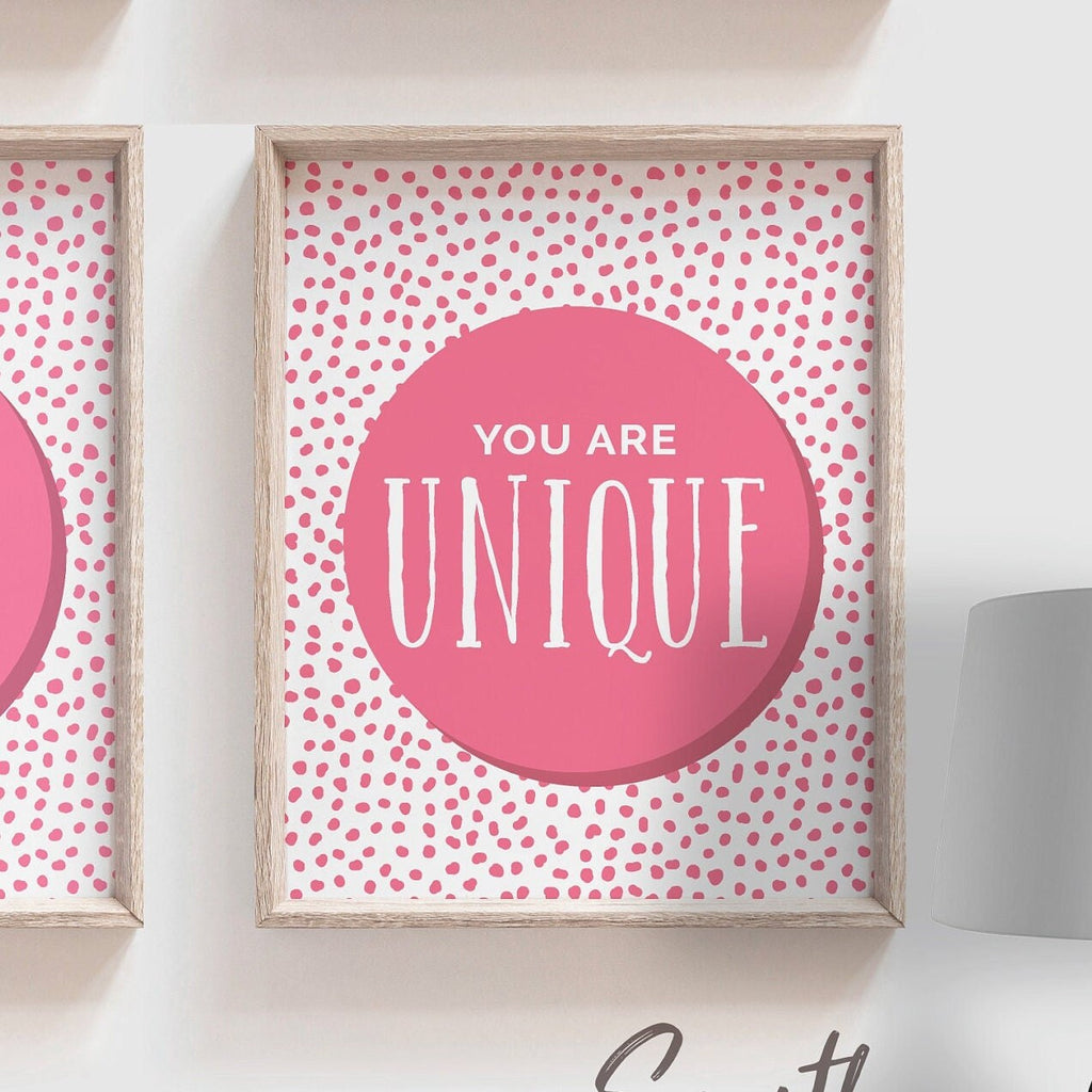 Pink playroom art, little girl room wall art, toddler bedroom pink, affirmation signs in pink, little girl bedroom pink art prints positive