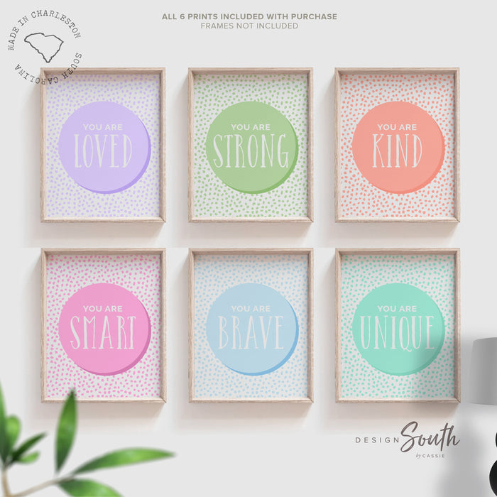 Modern kid art, children's wall art gender neutral, kids playroom decor ideas, neutral wall art for children, kid room prints, set 6 posters