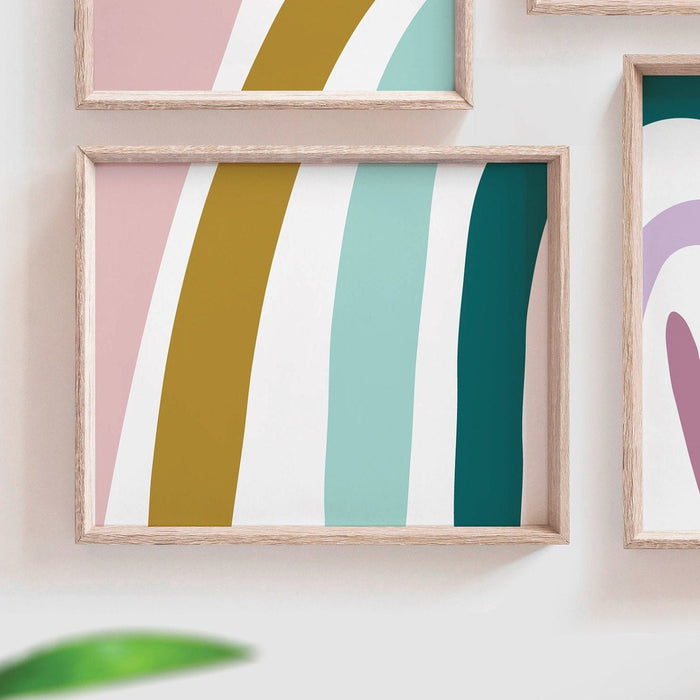 Neutral nursery decor earthy neutral tones, kids neutral playroom wall art, neutral boho rainbow for kids baby children, art gender neutral