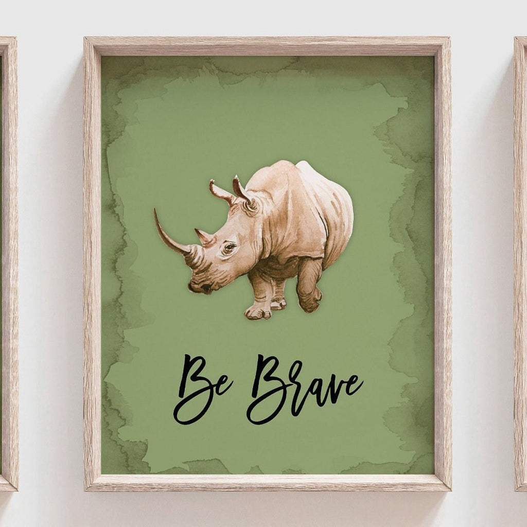 Blue woodland animal wall art, forest animal prints, animal room decor, animal print set, boy woodland, children's room art, kids room decor