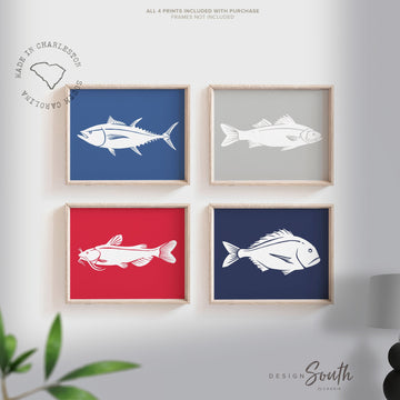 Boys fishing bedroom wall art, fish decor for boys, boys fishing theme, fish prints, baby boy fisherman, fish nursery art boys, fish decor