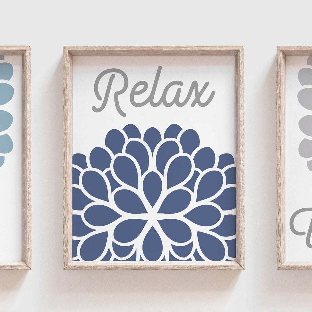 Bathroom wall decor, dahlia print for bathroom, adult bathroom decor, children's bathroom decor, bedroom wall art, bathroom flower art