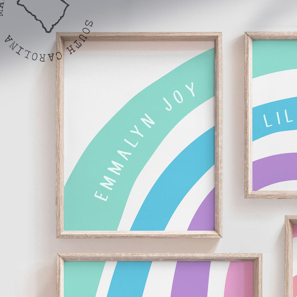 Sister room decor, big girl room two sisters, gift for sisters, shared bedroom personalized names, sisters room decorations, twin sister art