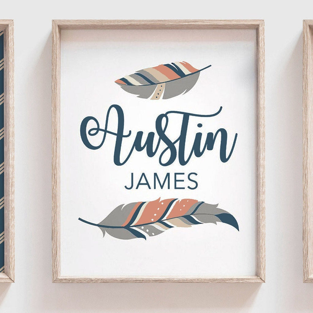 Boys name fox nursery, baby boy fox themed room, baby shower boy fox gift, big boy bedroom fox woodland monogram name, fox decor toddler boy