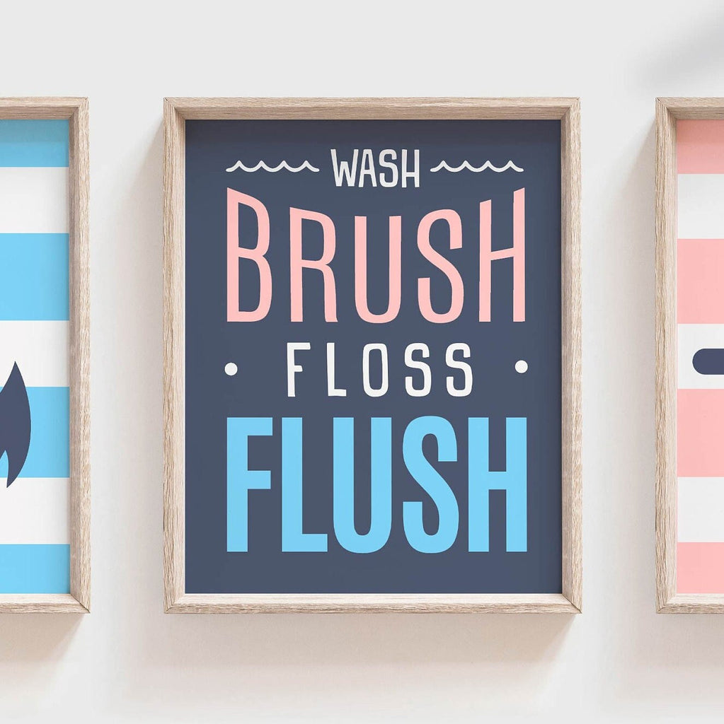 Boy girl bathroom, boy and girl nautical bathroom, boy/girl decor pink blue, pink and blue bathroom kids, sibling bathroom, twin girl boy