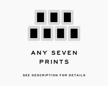 Any set of seven prints for design south, nursery decor for children, bathroom wall decor, girls decor, boys decor, twin nursery decor