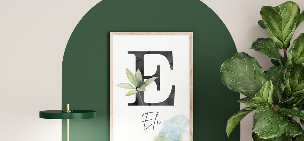 Sloth wall art for boys, sloth themed room personalized name, boys nature animal bedroom art prints, sloth boy decor, wall art child decor