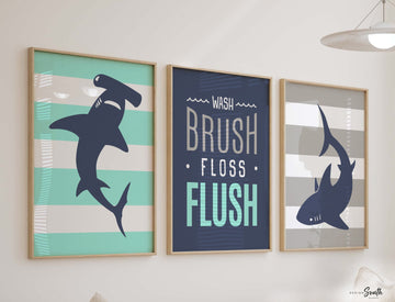 Little boys bathroom aqua, shark theme bathroom, hammerhead great white shark bathroom, baby boy sharks, navy aqua gray, little boy decor