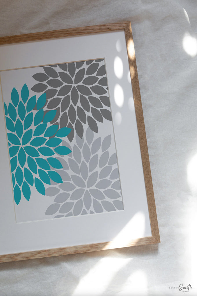 Girls bedroom turquoise, wall art for girl, turquoise decor girls room, turquoise art baby girl, turquoise monogram, turquoise and gray girl