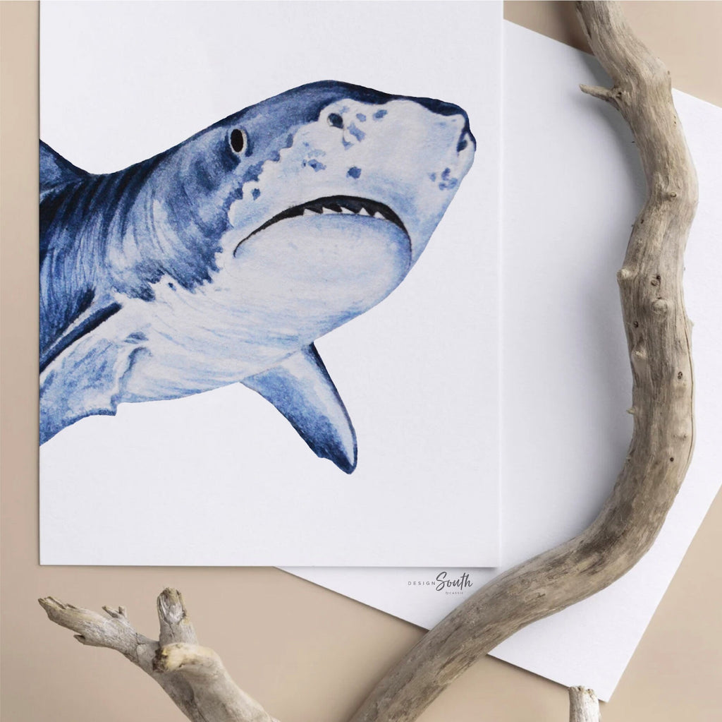 Shark nursery, to go to sleep I count sharks not sheep, shark boy bedroom theme, art prints shark and quote boy, baby boy shark nursery wall