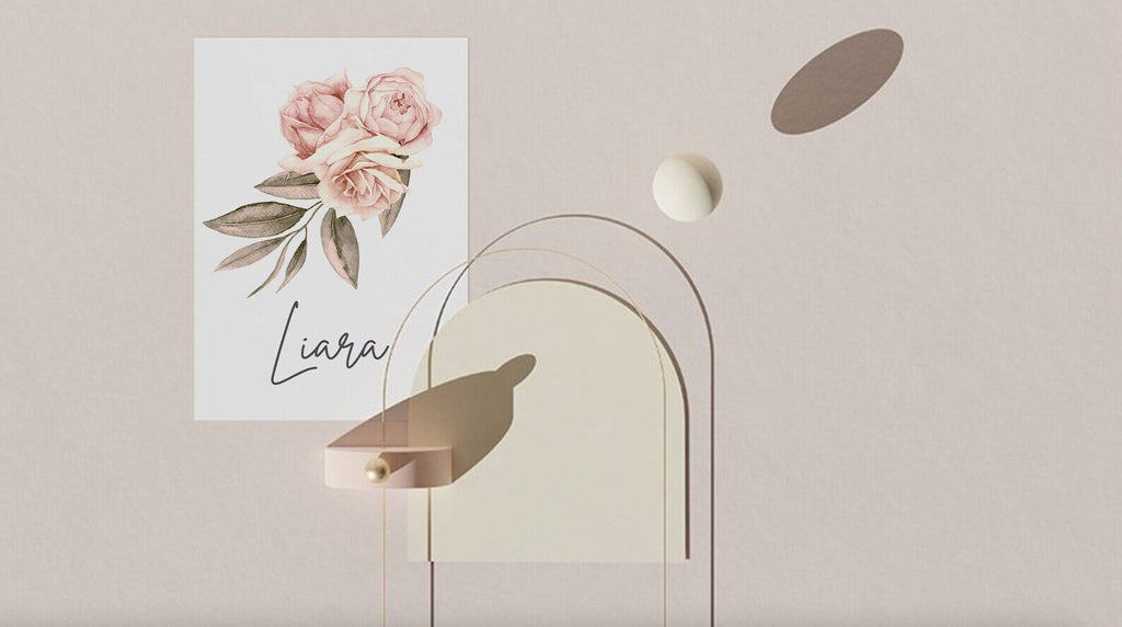 French rose girl room, elegant feminine floral art, floral french rose flower prints, baby girl nursery dusty rose themed, baby shower roses