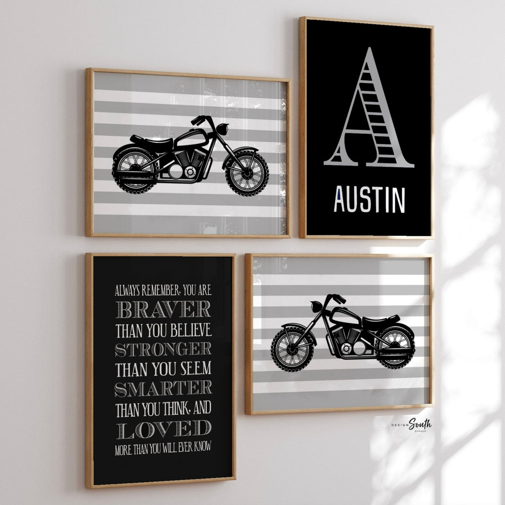 Motorcycle boy room decor, gift for boy motorcycle, big boy bedroom bedroom, motorcycle theme decor, motorbike boys, motorcycle boys nursery