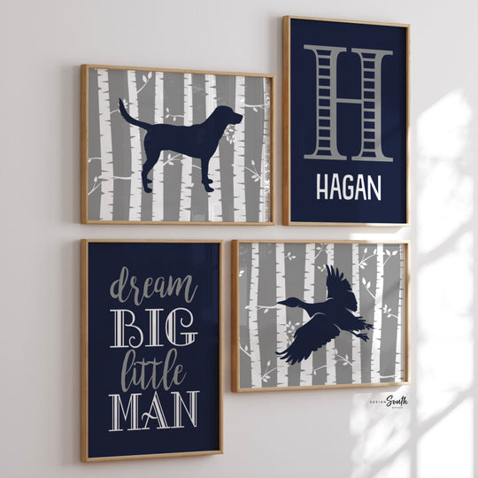 Bird dog art, duck and dog nursery, duck hunting nursery, hunting decor, pointer nursery decor, duck hunter, hunting nursery art, bird dog