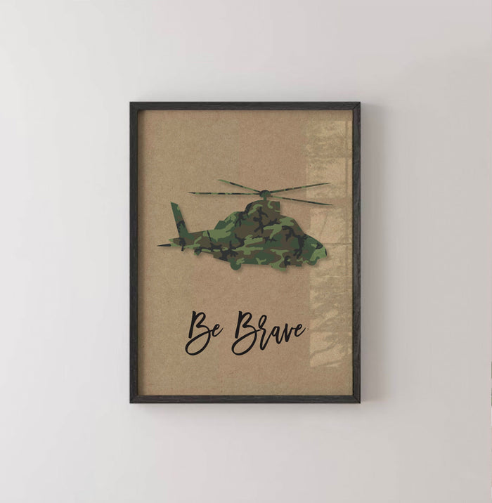 Army vehicles boys wall art set, soldier military tank truck helicopter, boys bedroom wall art print decor army marine troop, playroom army