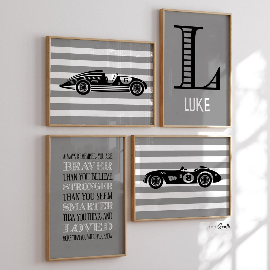 Racing stripes nursery, race car nursery, baby boys race cars, baby boys race car decor, baby boy race car art, race car nursery art, racing