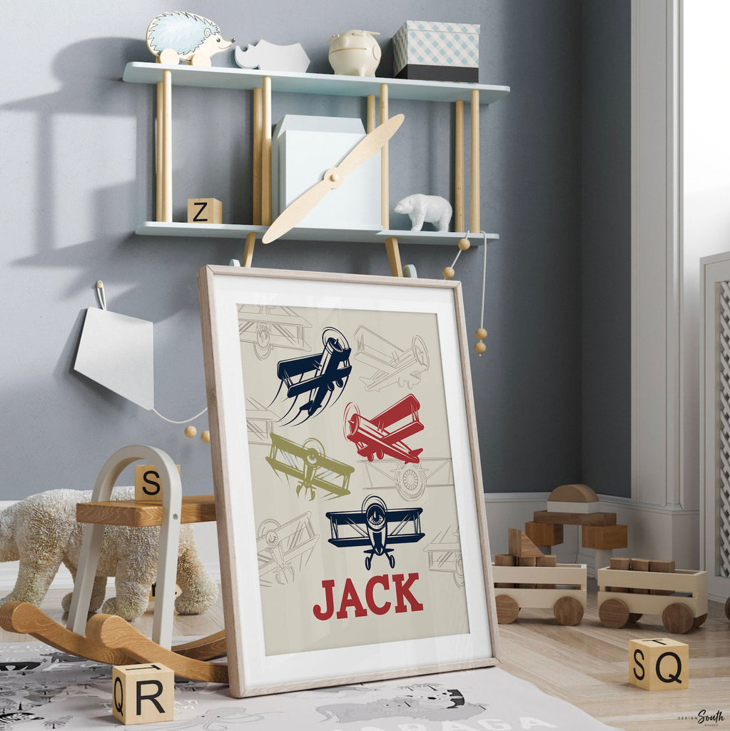 Oh the places youll go, transportation kids art, transportation theme, airplane bedroom art, airplane nursery decor, airplane boys room art