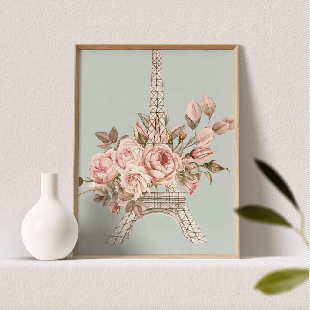 Paris shower gift, paris france eiffel tower nursery theme art print, baby nursery paris, custom paris theme nursery art, chic nursery decor