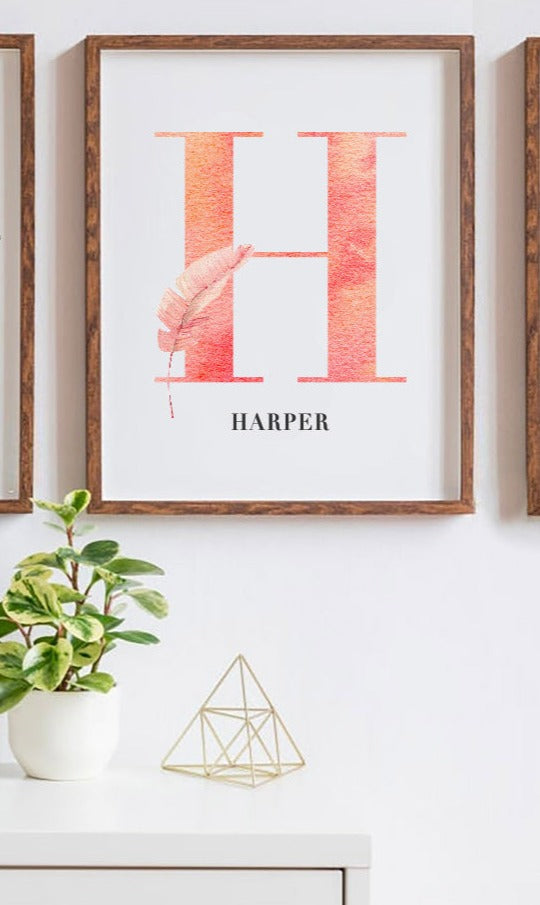 Tropical flamingo nursery, pink green nursery tropical baby, monstera leaf tropical theme baby, trendy nursery wall art decor baby girl gift