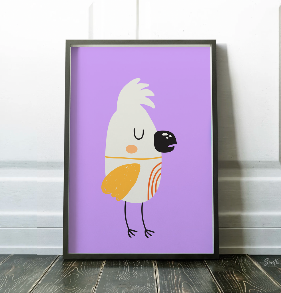 Pastel kid art, baby tropical themed room, tropical bird art, modern trendy pastel art set of 3, toucan bird print, nursery pink blue purple