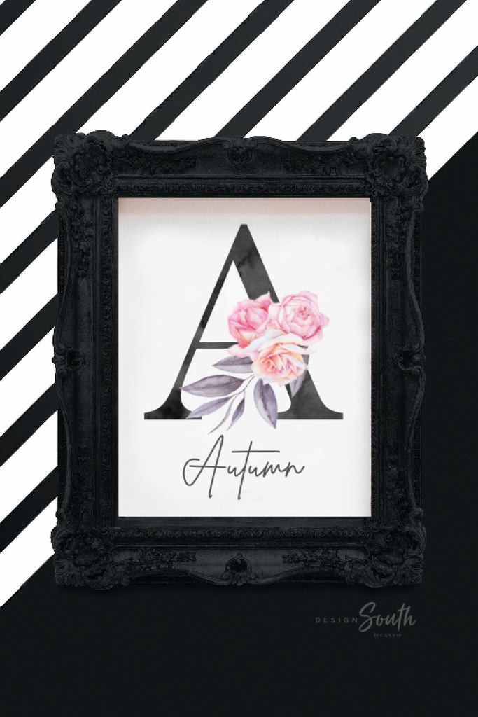 Pink paris themed girls room, hot pink eiffel tower parisian little girl decor, girl personalized name floral roses, elegant nursery decor