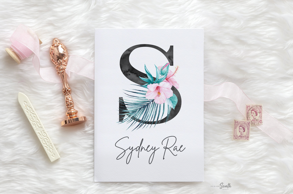 Baby girl nursery wall art, animal art prints for nursery, pink teal nursery decor, girl's personalized name, safari jungle animal nursery