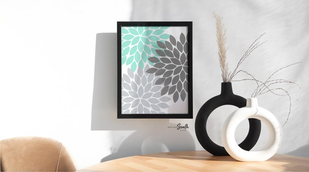 Girls bedroom teal, wall decor for girls, wall art for girls, teal decor girls room, teal art baby girl, teal monogram, teal and gray girls